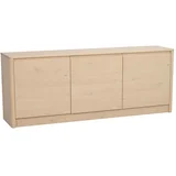 Komoda u dekoru hrasta u svijetloj prirodnoj boji 180x70x40 cm Melstone –