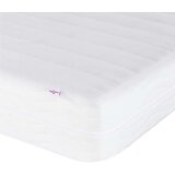 vidaXL Postelja z vzmetnico temno siva 140x200 cm blago | Shoptok.si