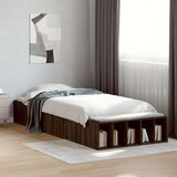  Okvir za krevet smeđi hrast 90 x 200 cm od konstruiranog drva | shoptok.hr