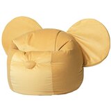 The Brooklyn Kids Žuta baršunasta dječja vreća za sjedenje Ears | shoptok.hr
