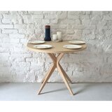 Ragaba Blagovaonski stol od čvrste jeseni 90x90 cm Jubi – | shoptok.hr