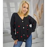Pri Warm and cozy women's sweater with hearts for autumn SUMMER | shoptok.hr