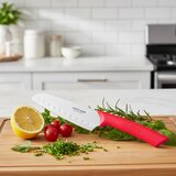 SCANPAN Kuharski nož Santoku Spectrum 12,5cm / rdeč / inox, PP, (5000256483) | Shoptok.si
