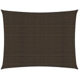 vidaXL Senčno jadro 160 g/m² rjavo 5x6 m HDPE | Shoptok.si