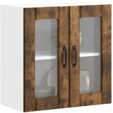 Maison Chic Kuhinjska stenska omarica - Kuhinjska omarica s steklenimi vrati Lucca inž. les iu335, (22063795) | Shoptok.si