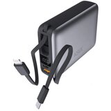 Ksix BPB20PD22INTG 20000mAh MINI POWERBANK 22.5W, LED DISPLAY+KABL USB-C I LIGHTNING Cene