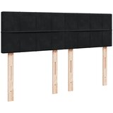  Krevet s oprugama i madracem crni 140 x 190 cm baršunasti | shoptok.hr