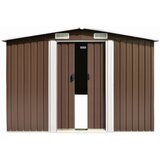 Furnova Vrtna lopa 257x580x181 cm kovinska rjava, (21912804) | Shoptok.si