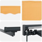  Ručno sklopiva tenda Pijesak 2,5 x 2 m Poliester i aluminij | shoptok.hr
