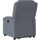 vidaXL Masažni naslonjač na podizanje tamnosivi baršunasti | shoptok.hr