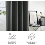 DECONOVO set 2 termo zatemnitvenih zaves odprta embalaža | Shoptok.si