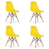 OSKAR stolica žuta /Set 4 komada 3547_4-TOLX18 | ePonuda.com
