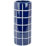 PT LIVING Modra keramična vaza (višina 30 cm) Retro Tiles – Cene