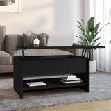 vidaXL Klubska mizica črna 80x50x40 cm konstruiran les Cene