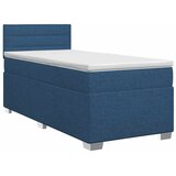  Boxspring krevet s madracem Plava 90 x 190 cm Tkanina - Plava 90 x 190 cm Dizajn linija | shoptok.hr