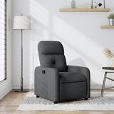 vidaXL Naslanjač iz temno sivega blaga | Shoptok.si