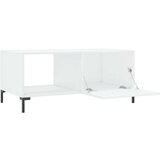  Stolić za kavu sjajni bijeli 90 x 50 x 40 cm konstruirano drvo | shoptok.hr