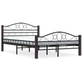  Za krevet crni metalni 120 x 200 cm Cijene