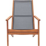 The Living Store Vrtni počivalnik siv trden evkaliptusov les in tekstil - Vrtni Stol, (21460525) | Shoptok.si