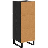  Kreveta Crni hrast 34,5 x 34 x 90 cm Obrađeno drvo i čelik | Eponuda.com