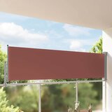 Uvlačiva bočna tenda za terasu 100 x 300 cm smeđa | shoptok.hr