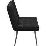  Klupa crna 110x74x84 cm baršunasta | shoptok.hr
