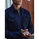 DStreet Koszula męska jeansowa granatowa | shoptok.hr