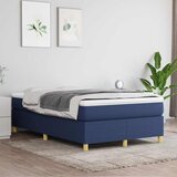  Krevet s oprugama i madracem plavi 120 x 190 cm od tkanine | shoptok.hr