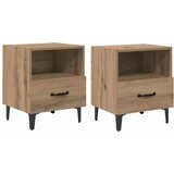 vidaXL Noćni ormar s ladicama 2 pcs hrast artisan 40 x 35 x 47.5 cm | shoptok.hr