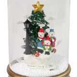 Christmas Glass Ornament Snowmen Tree Decoration Gold | shoptok.hr