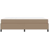  Posteljni okvir z vzmetnico Kapučino 140 x 200 cm Umetna koža | Shoptok.si