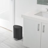 simplehuman Mat črn kovinski koš za smeti s pedalom 6 l – | Shoptok.si