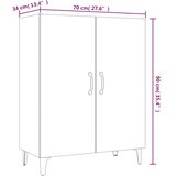  Komoda boja hrasta sonome 70x34x90 cm od konstruiranog drva | Eponuda.ba