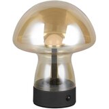  Jantarna LED namizna svetilka s steklenim senčilom (višina 18 cm) Dooley – | Shoptok.si