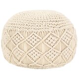  Ročno izdelan tabure makrame 45x30 cm bombaž | Shoptok.si