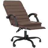  Masažni uredski naslonjač od umjetne kože smeđi | shoptok.hr