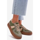 Boto Women's Platform Sneakers Green Dovina | shoptok.hr