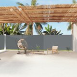 Maison Chic Zložljiva stranska tenda - Senčniki antracitna 180x1200 cm, (22039732) | Shoptok.si