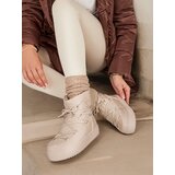 Resti Women's slip-on boots a'la snow boots in light brown Vevnose | Shoptok.si