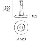 Linea Light 8005 - LED prigušiva svetiljka na sajli MR. MAGOO LED/23W/230V | Eponuda.com