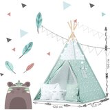 Nukido Teepee šator za djecu s svjetlima - boja mente | shoptok.hr