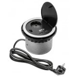 Gtv ugradna utičnica Ø100 mm 1xSHUKO, 2xUSB-A 2A AE-BPW1S2UCH-80 Cijene