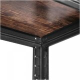 Songmics Regal 5 delni, (150 x 75 x 30 cm), črno rjav | Shoptok.si