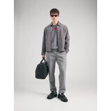 Hugo Sweater majica 'Diragol' siva / crvena / crna | shoptok.hr