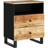  Noćni ormarić 50x33x62 masivno drvo bagrema i konstruirano drvo | shoptok.hr