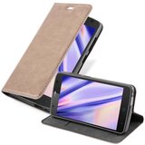 Cadorabo Ohišje, združljivo z ZTE Blade L5 PLUS v kavovinsko rdeča - Zaščitni ovitek z magnetnim zapiranjem, stoječo funkcijo in režo za kartice, (20558223) | Shoptok.si