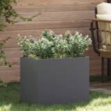 vidaXL Vrtna saksija Antracitno siva 50 x 32 x 40 cm | shoptok.hr