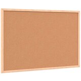 vidaXL Tabla iz plute z okvirjem iz masivnega borovega lesa 60x40 cm | Shoptok.si