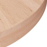  Okrugla stolna ploča Ø 50 x 4 cm netretirana masivna hrastovina | shoptok.hr