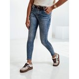 DStreet Spodnie damskie JEANSETTA jeansowe niebieskie | shoptok.hr